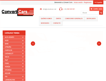 Tablet Screenshot of convertcars.net